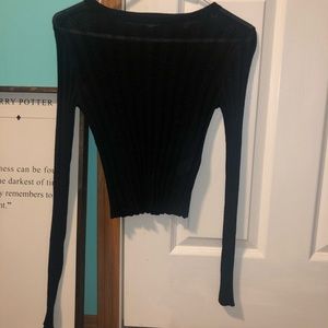 💕3/$25 Sierra Furtado Garage Sheer Crop Top